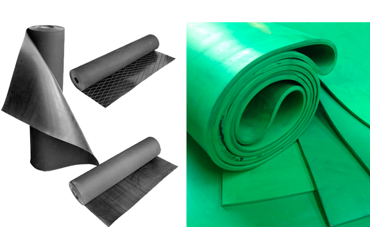 Rollos de goma
